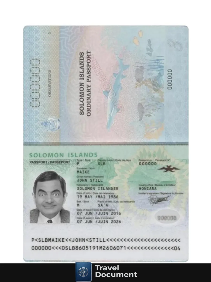 Solomon Islands Passport — Passports