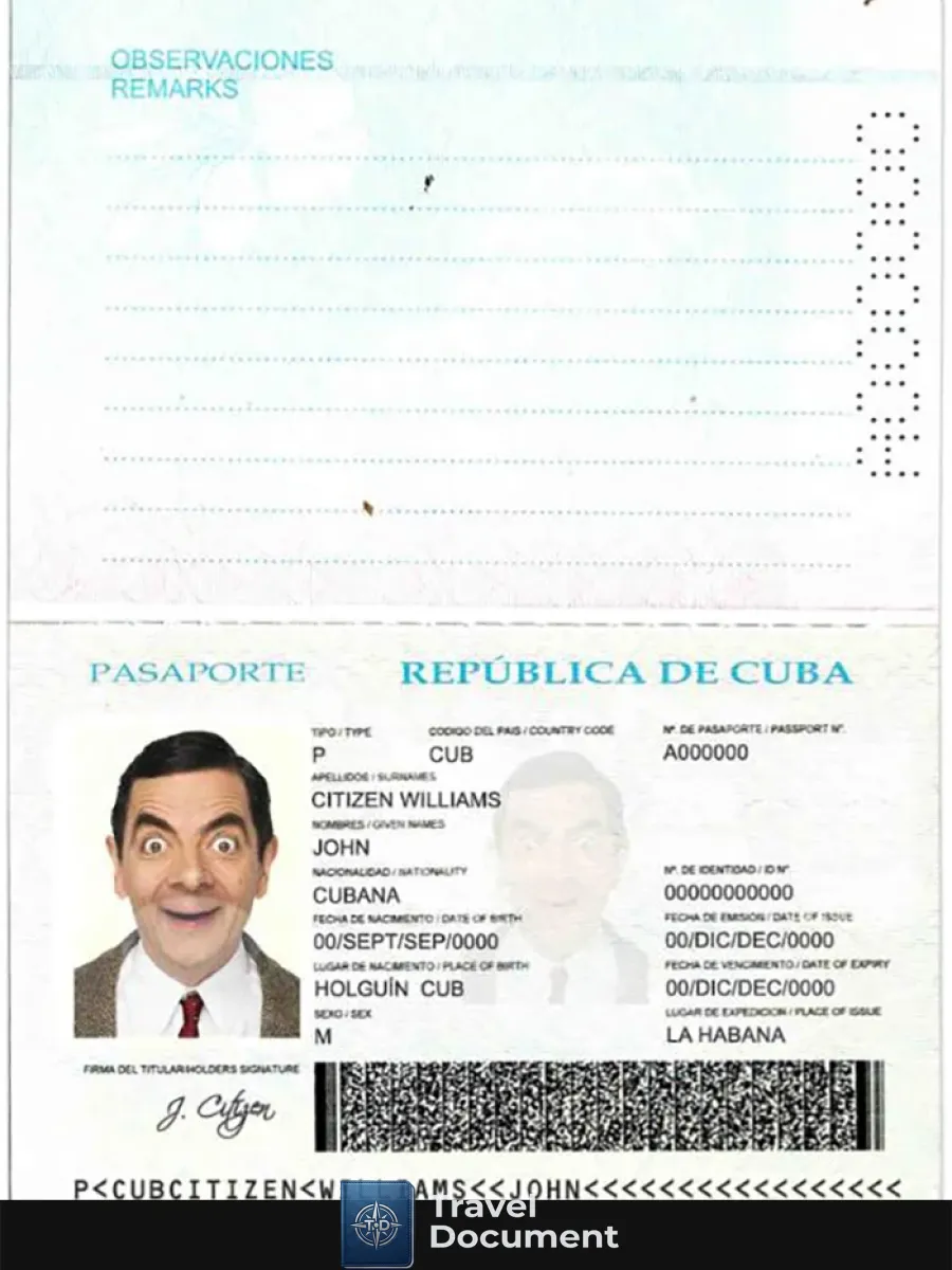 Cuba Passport — Passports