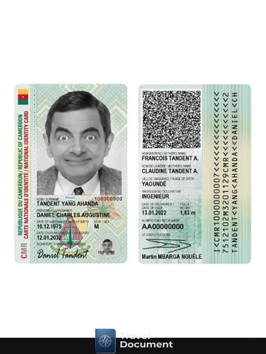 Cameroon Id Card 2022 Present — ID Cards