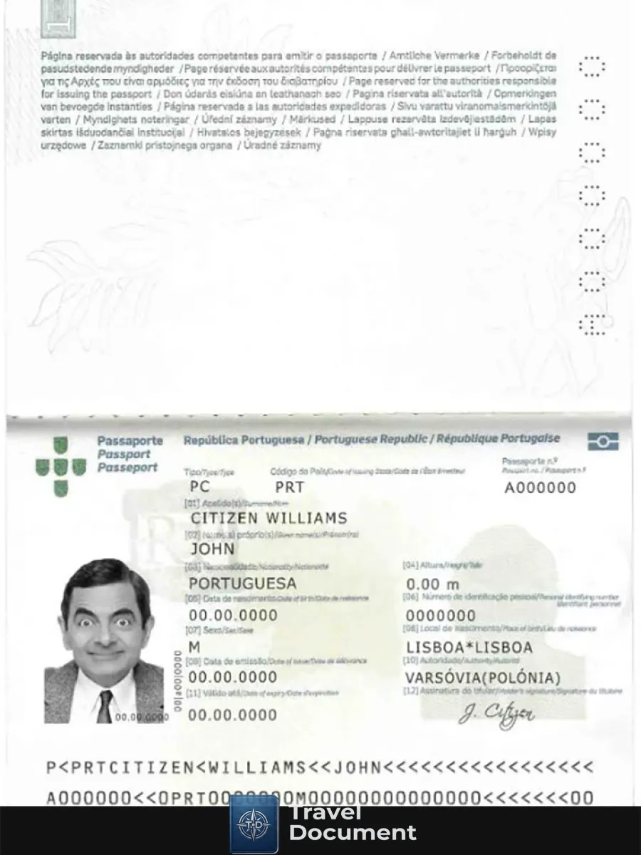 Portugal Passport 2006 2017 — Passports