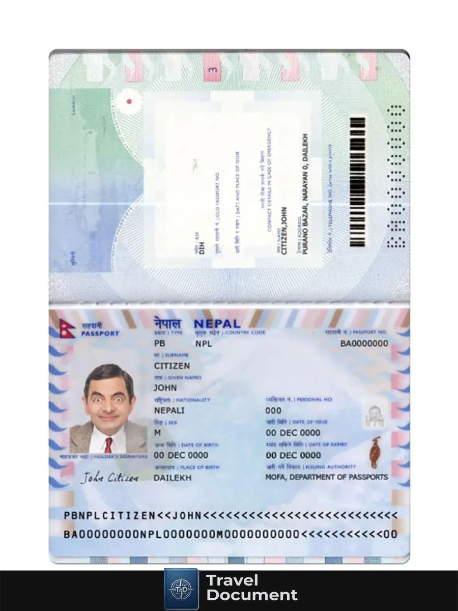 Nepal Passport New Version — Passports