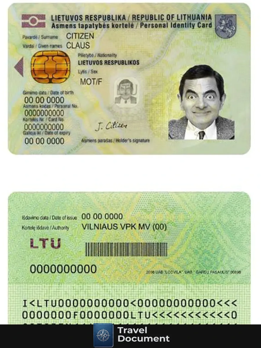 Lithuania Id — ID Cards