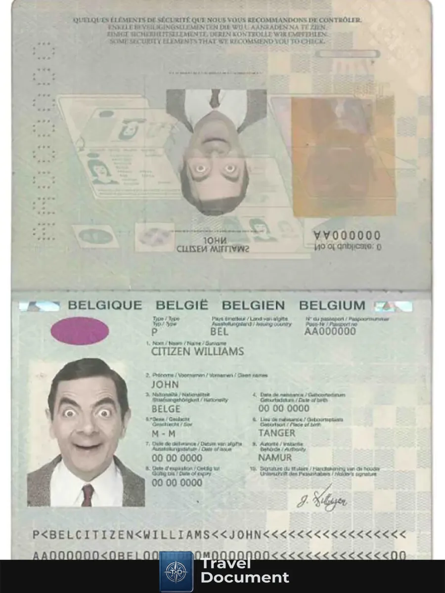 Belgium Passport 2014 2017 — Passports