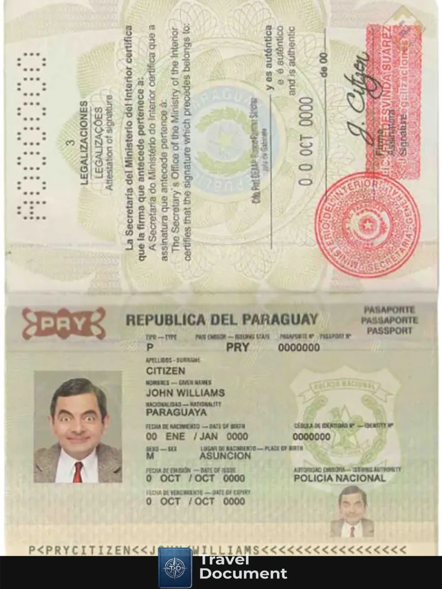 Paraguay Passport — Passports