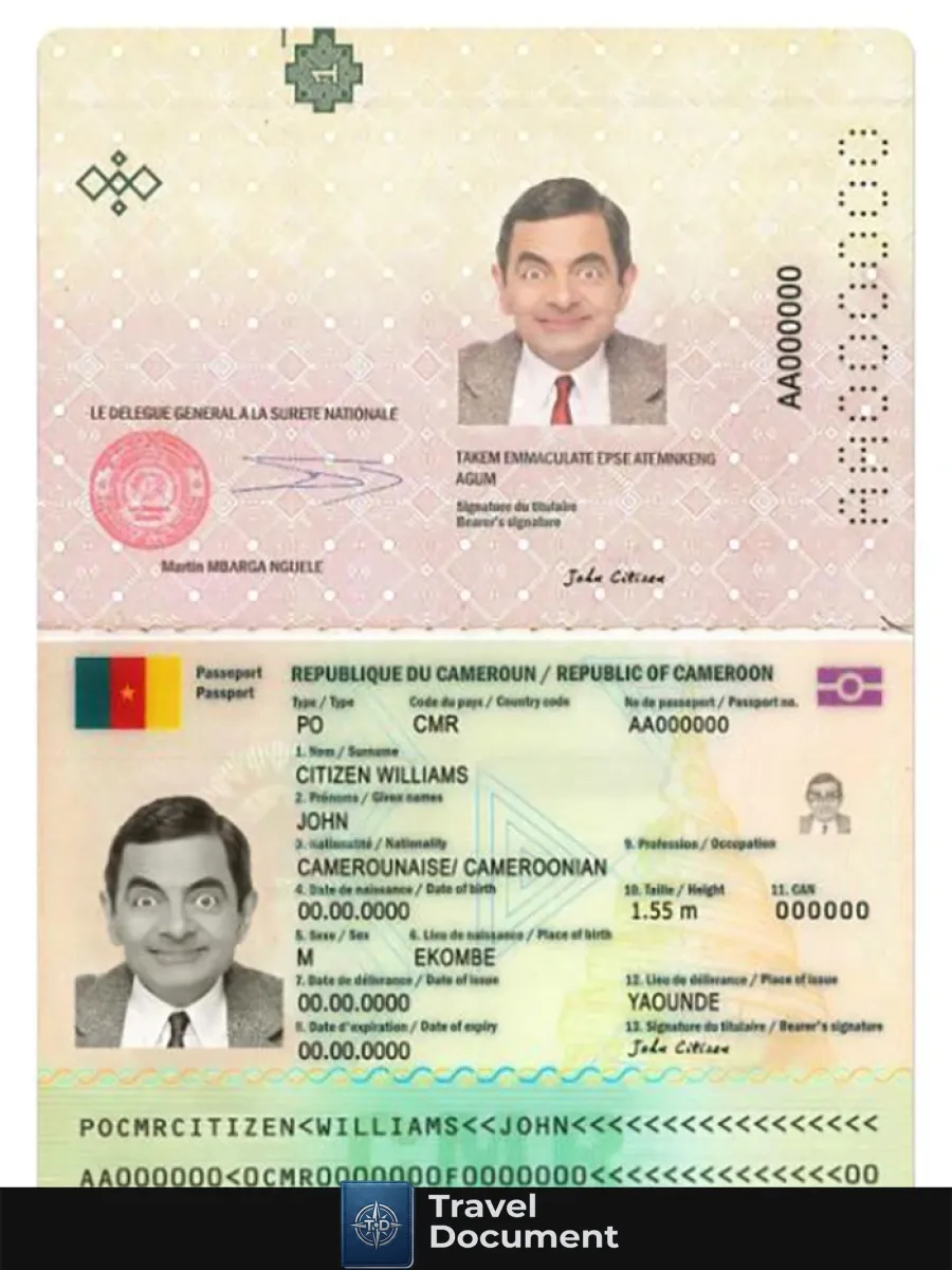 Cameroon Passport New Version — Passports