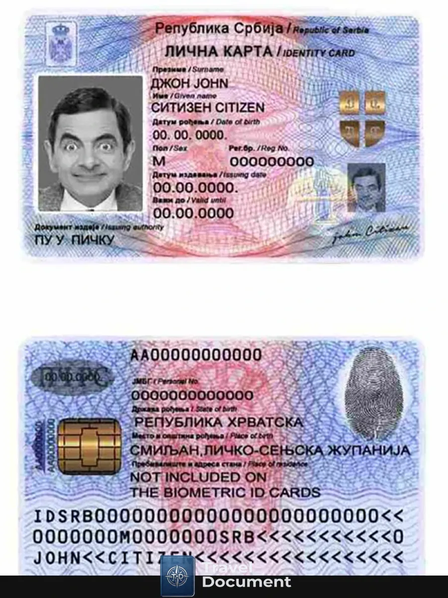 Serbia Id1 — ID Cards