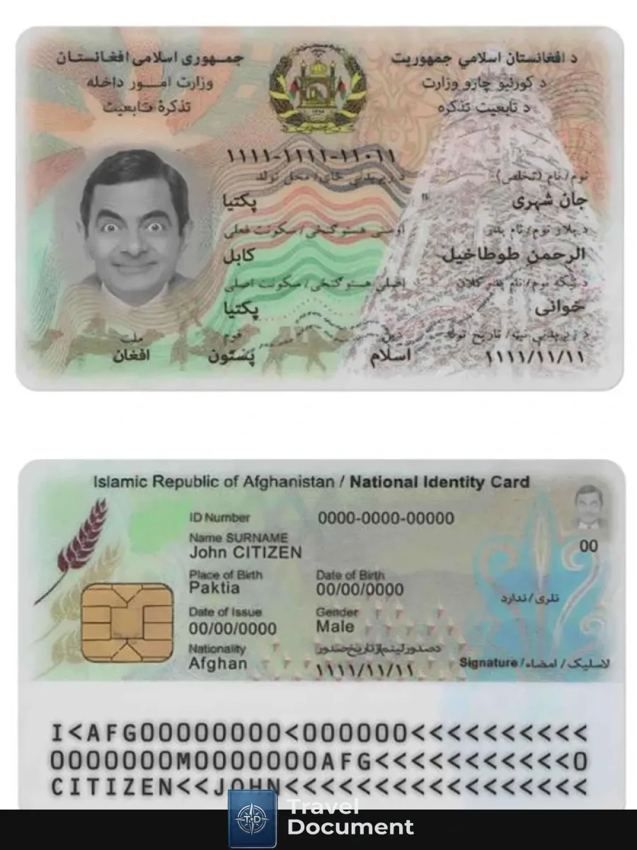 Afghanistan Identity — ID Cards