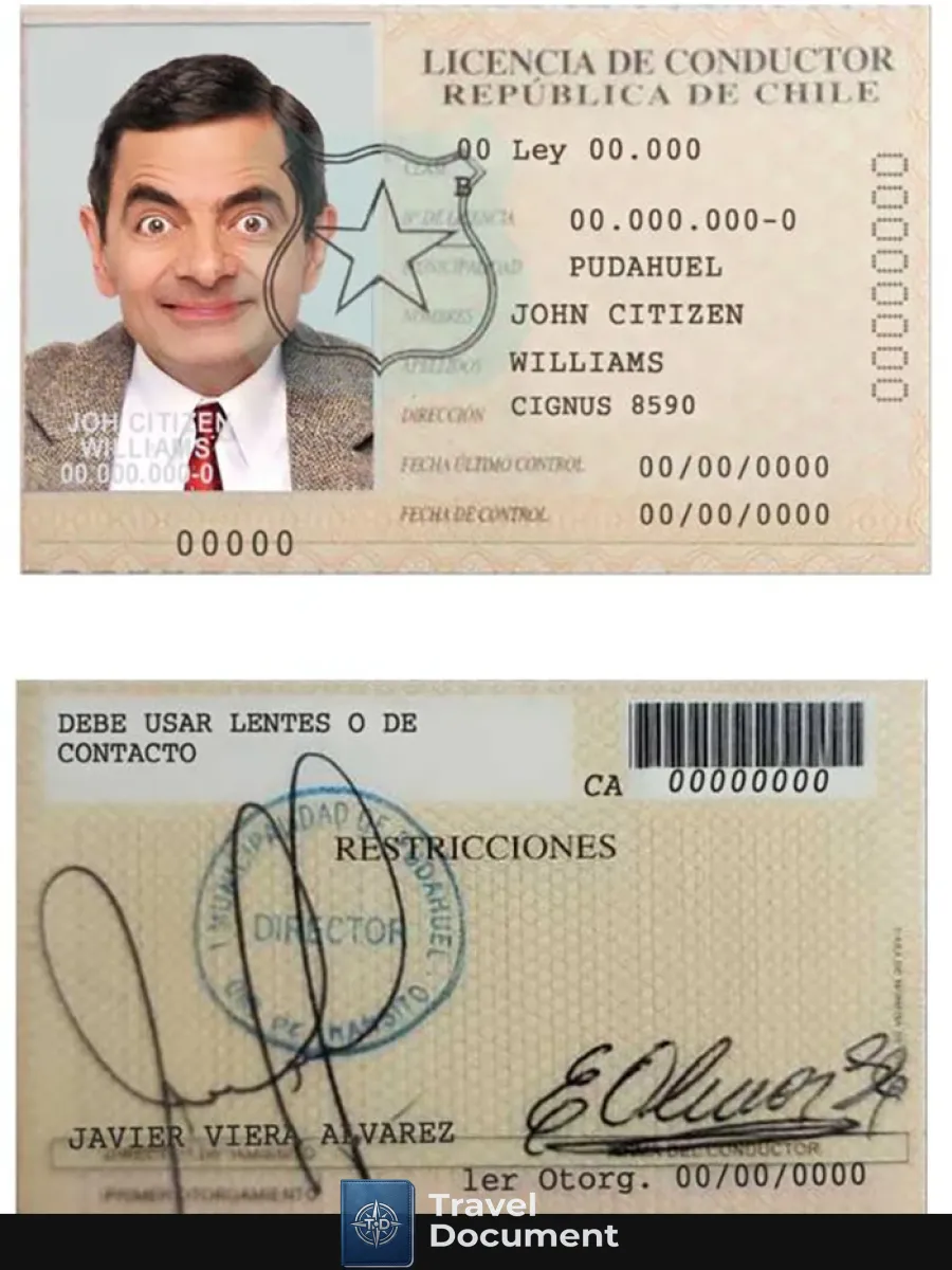 Chile Licencia De Conductor — Driver License
