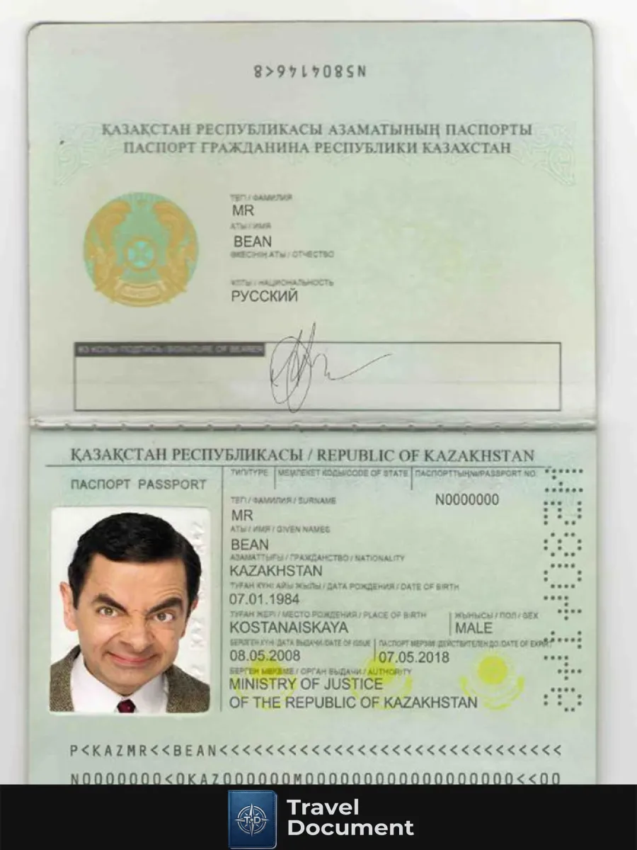 Kazakhstan Passport 1991 2009 — Passports