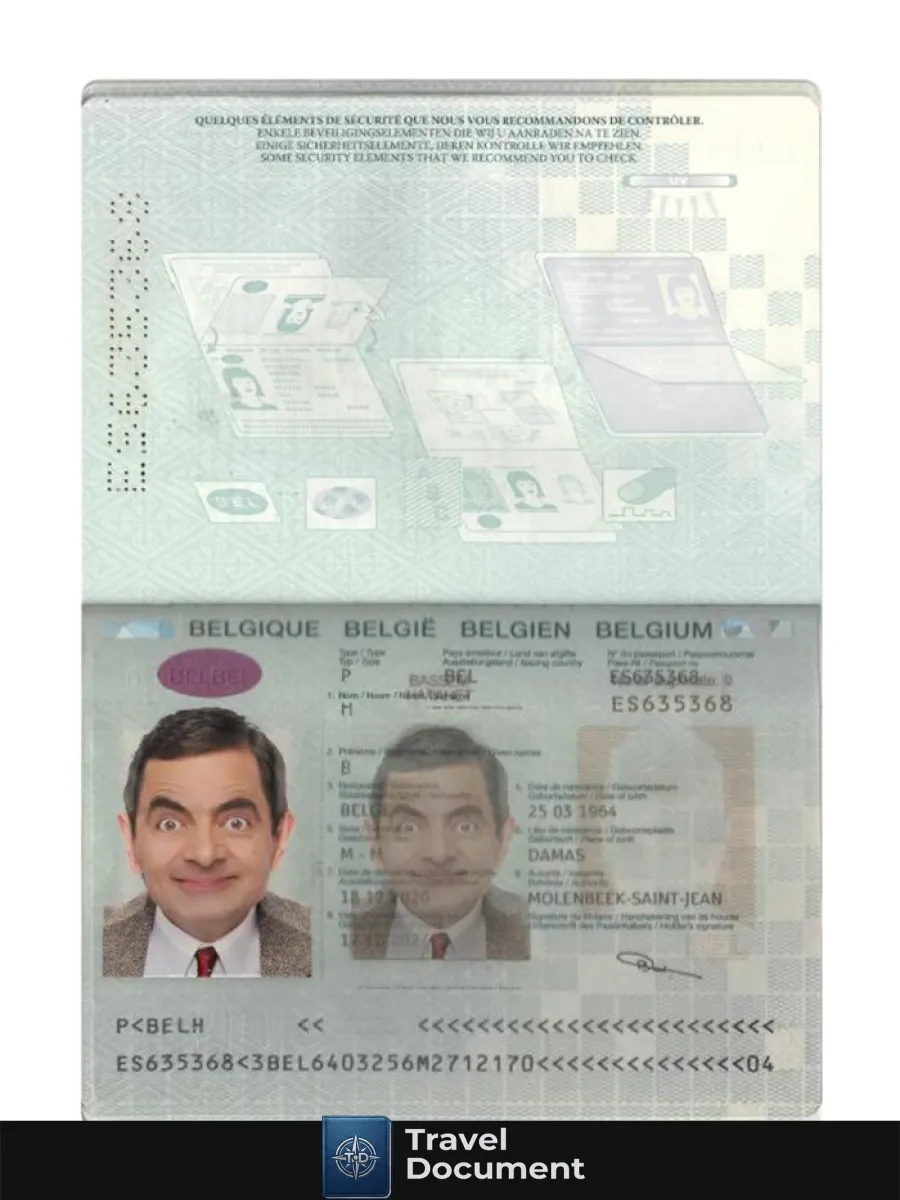 Belgium Passport 2020 Present — Passports