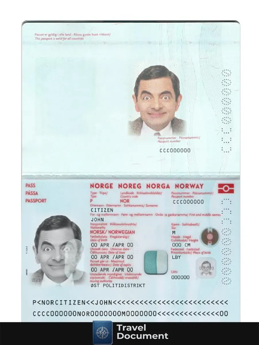 Norway Passport New 2021 Present — Passports