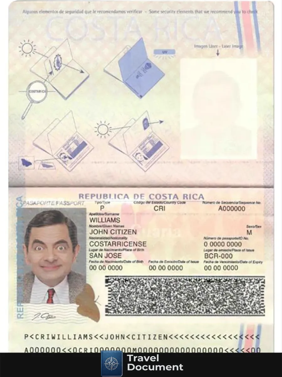 Costa Rica Passport — Passports